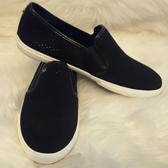 Michael kors Keaton black suede perforated slip-on - Picture 2 of 4